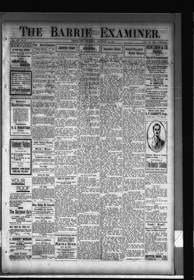 Barrie Examiner, 23 Sep 1909