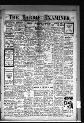 Barrie Examiner, 20 Jan 1910