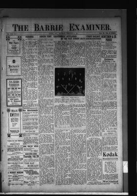 Barrie Examiner, 17 Feb 1910