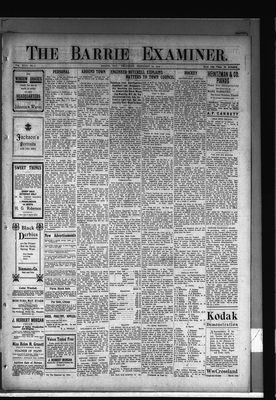 Barrie Examiner, 24 Feb 1910