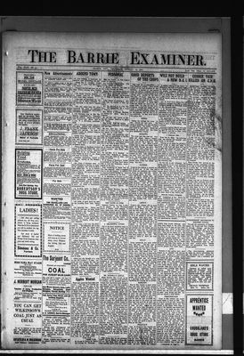 Barrie Examiner, 18 Aug 1910