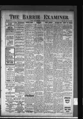 Barrie Examiner, 22 Sep 1910