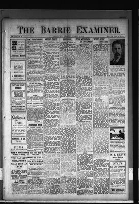 Barrie Examiner, 17 Nov 1910