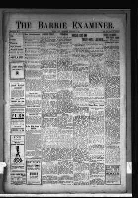 Barrie Examiner, 8 Feb 1912