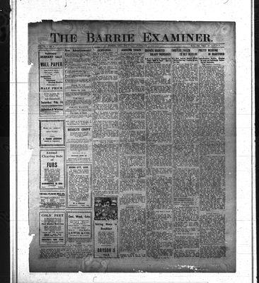 Barrie Examiner, 20 Feb 1913