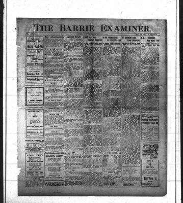 Barrie Examiner, 13 Mar 1913