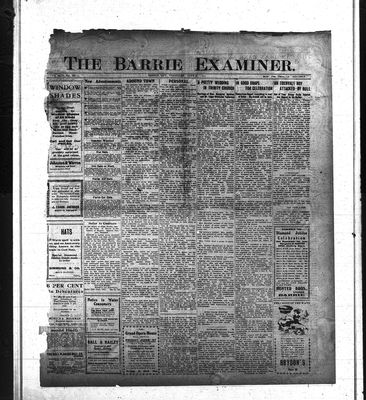 Barrie Examiner, 26 Jun 1913