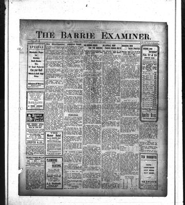 Barrie Examiner, 26 Feb 1914