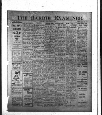 Barrie Examiner, 5 Mar 1914