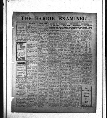 Barrie Examiner, 30 Apr 1914