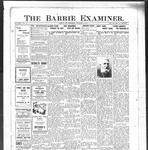 Barrie Examiner, 14 Nov 1912