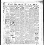 Barrie Examiner, 28 Nov 1912
