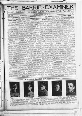 Barrie Examiner, 24 May 1917