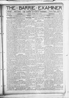 Barrie Examiner, 31 May 1917