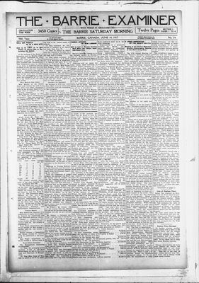 Barrie Examiner, 14 Jun 1917