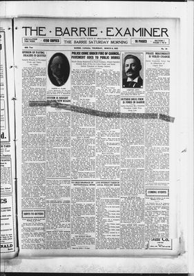 Barrie Examiner, 9 Mar 1922