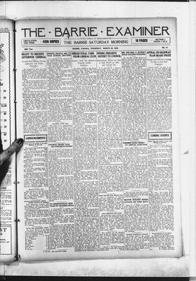 Barrie Examiner, 30 Mar 1922