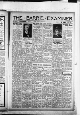 Barrie Examiner, 3 Jul 1924