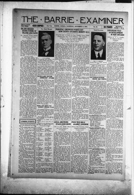 Barrie Examiner, 11 Dec 1924