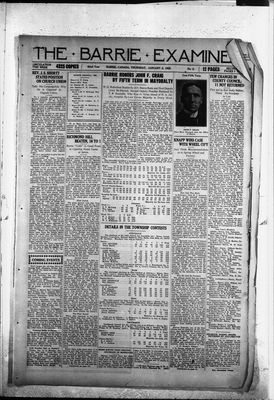 Barrie Examiner, 8 Jan 1925