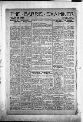 Barrie Examiner, 15 Jan 1925