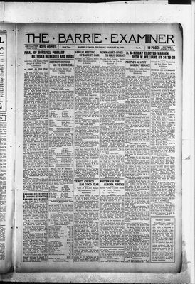 Barrie Examiner, 29 Jan 1925