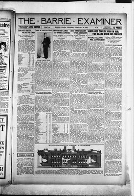 Barrie Examiner, 26 Feb 1925