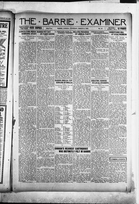 Barrie Examiner, 5 Mar 1925