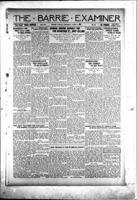 Barrie Examiner, 11 Jun 1925