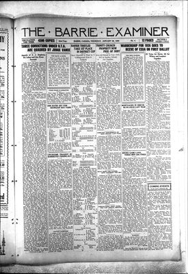 Barrie Examiner, 28 Jan 1926