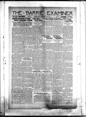 Barrie Examiner, 6 May 1926