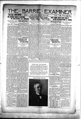 Barrie Examiner, 10 Jun 1926