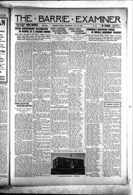 Barrie Examiner, 15 Jul 1926