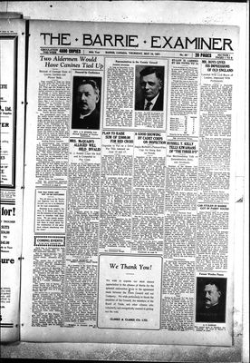 Barrie Examiner, 19 May 1927