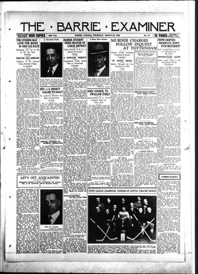 Barrie Examiner, 22 Mar 1928