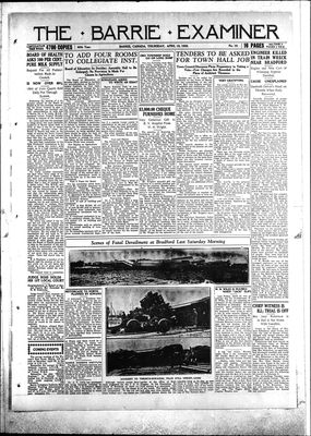 Barrie Examiner, 19 Apr 1928