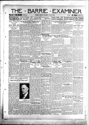 Barrie Examiner, 12 Jul 1928