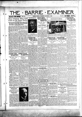 Barrie Examiner, 4 Oct 1928