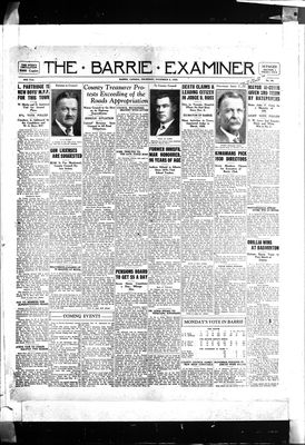 Barrie Examiner, 5 Dec 1929