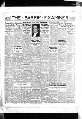 Barrie Examiner, 12 Dec 1929