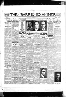 Barrie Examiner, 3 Apr 1930