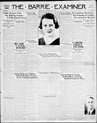 Barrie Examiner, 7 May 1936