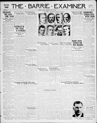 Barrie Examiner, 14 May 1936