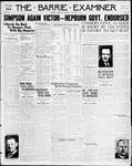 Barrie Examiner, 7 Oct 1937