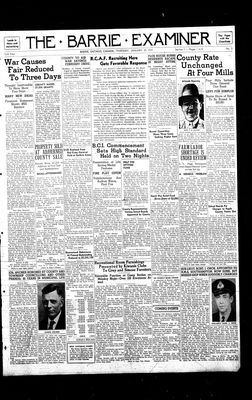 Barrie Examiner, 30 Jan 1941