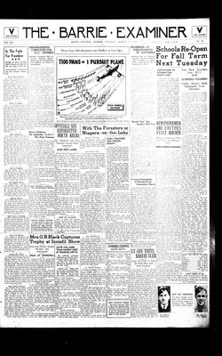 Barrie Examiner, 28 Aug 1941