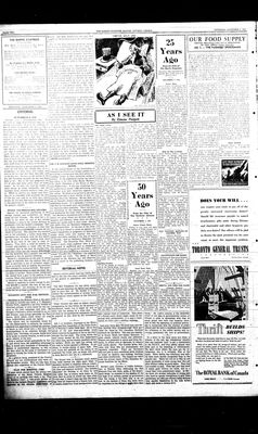 Barrie Examiner, 6 Nov 1941