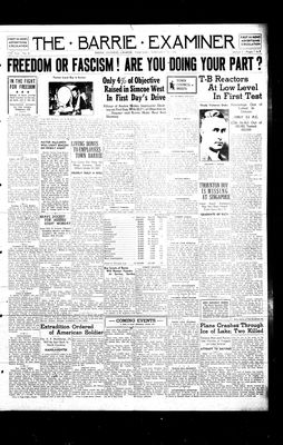 Barrie Examiner, 19 Feb 1942