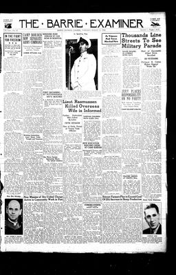 Barrie Examiner, 13 Aug 1942