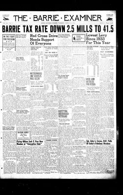 Barrie Examiner, 18 Mar 1943